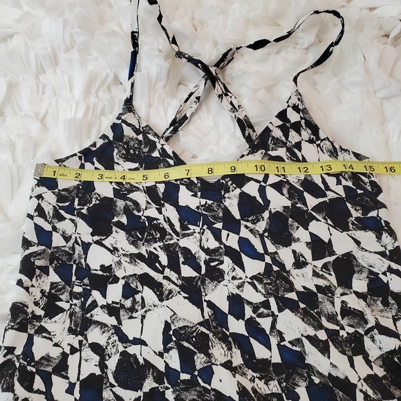 JOE'S JEANS | GEOMETRIC PRINTED MULTICOLORED ROMPER SHORT SET WOMEN'S SMALL - Picture 14 of 17